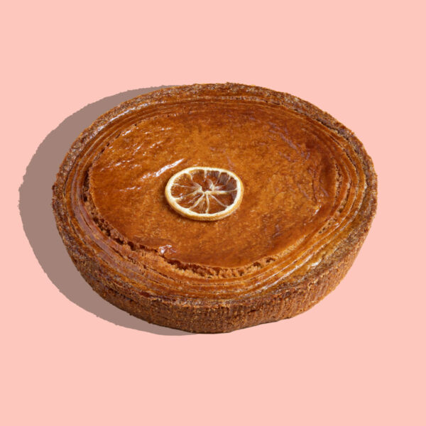 Gâteau basque agrume