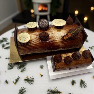 Bûche au beurre Café ou Chocolat
