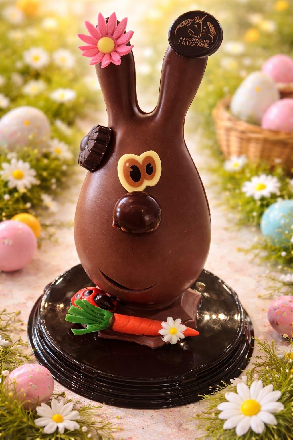 Lapin malicieux chocolat au lait 230 gr