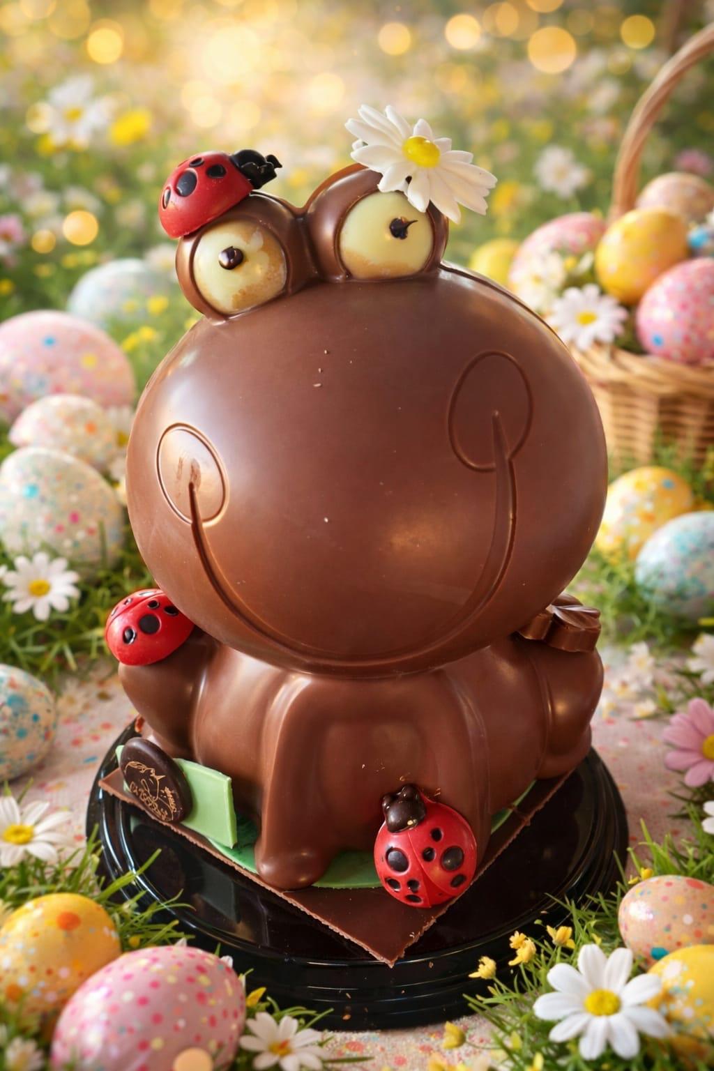 Grenouille au chocolat au lait noir 560 g